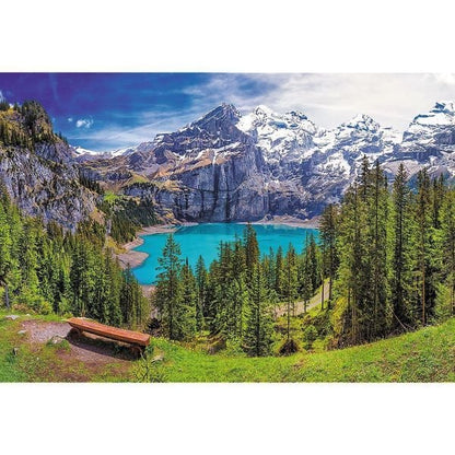 1500 t. Pz Lake Oeschinen, Alps, Switzerland