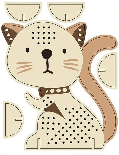 URSUS Kreuzstich Katze