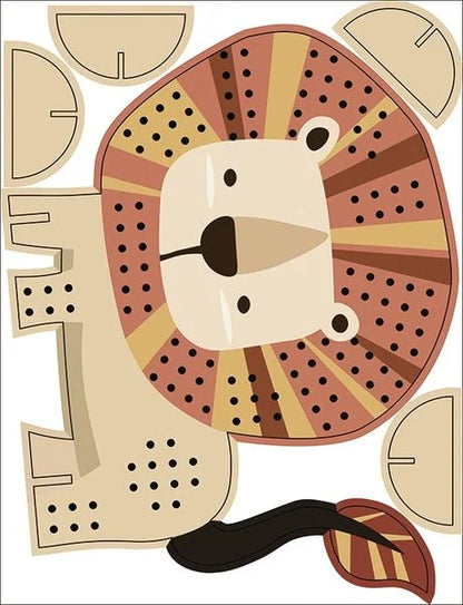 URSUS Kreuzstich Löwe