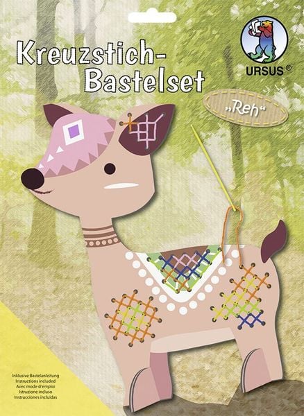 URSUS Kreuzstich Reh
