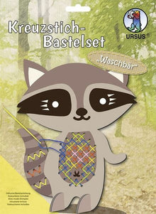 URSUS Kreuzstich Waschbär