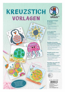 URSUS Kreuzstichvorlagen - 48 Motivkarten/8 Blatt