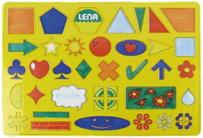 Lena Schablonen Alphabet + Zahlen